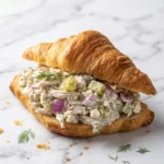 Salade de poulet croquante aux cornichons à l’aneth