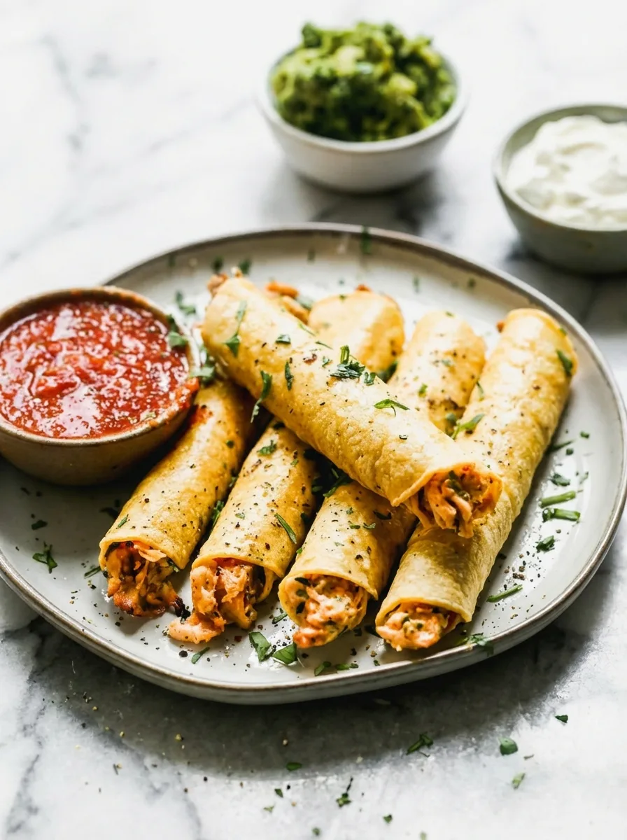 Taquitos croustillants au poulet