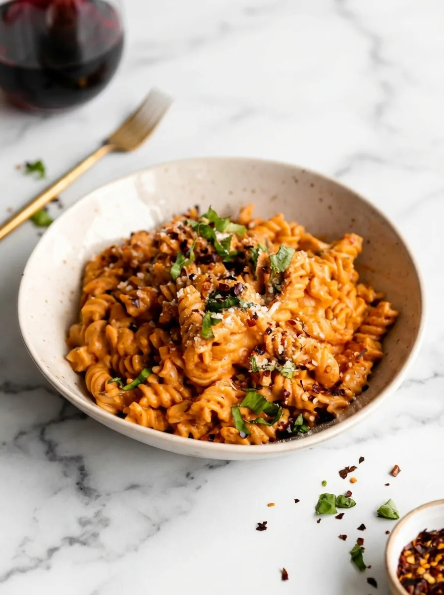 Tofu crémeux à la sauce cajou-tomate (végan & sans gluten)