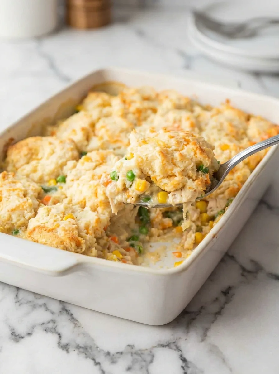 Tourte au poulet façon Red Lobster avec biscuit