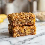 Barres énergisantes à la banane et aux flocons d’avoine