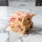 Blondies fraise-citron