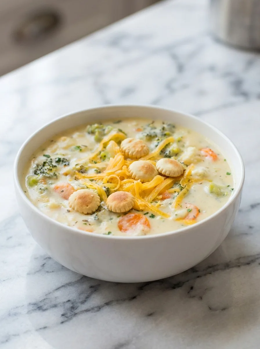 Chaudrée de légumes au fromage