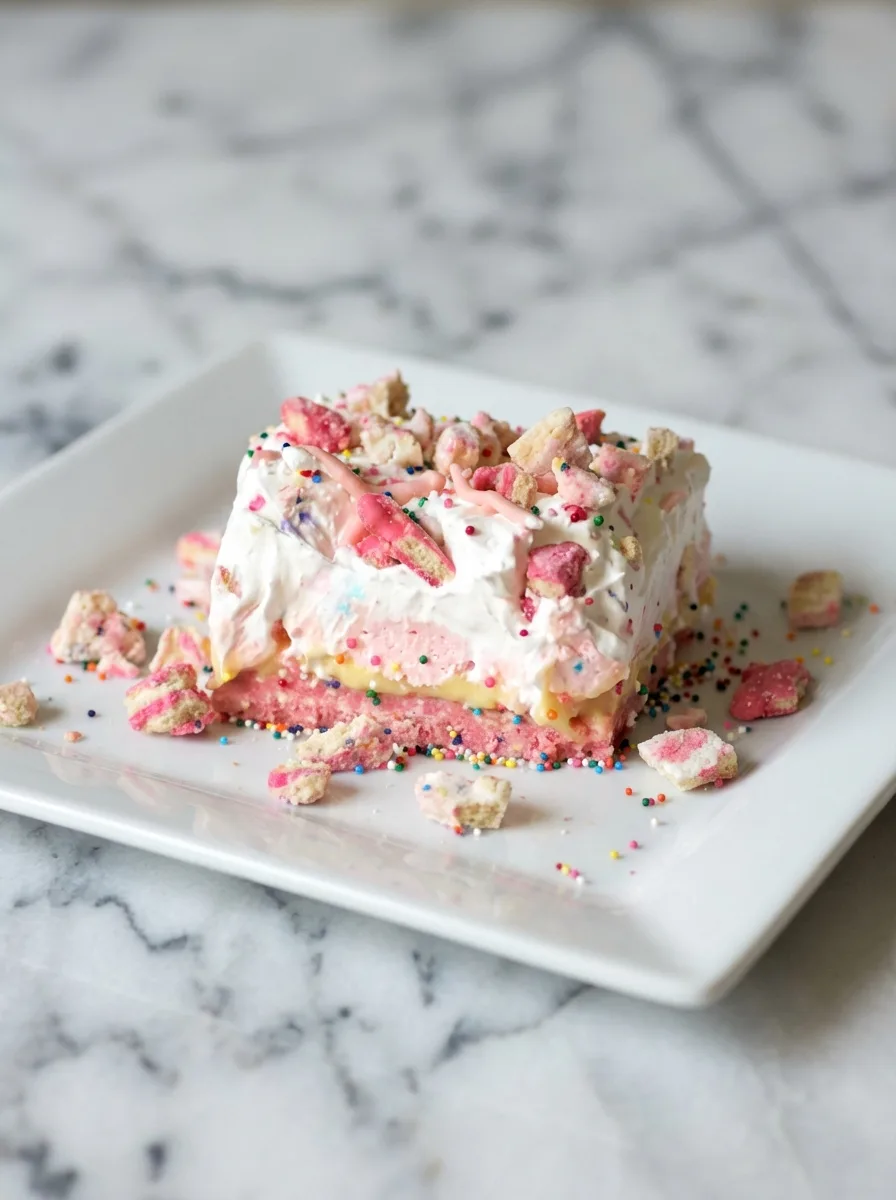 Dessert “lush” aux biscuits animaux de cirque