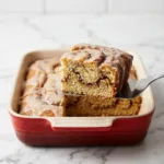 Gâteau au café à la banane et crumble