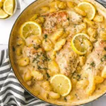 Gnocchis au poulet et au citron, tout-en-un