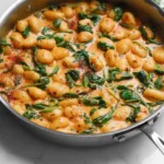 Gnocchis crémeux aux épinards et à la feta