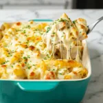 Gratin de poulet Alfredo