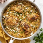 Poêlée d’orzo au poulet citron-poivre