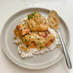 Poulet crémeux à l’ail et aux herbes