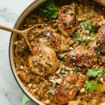 Poulet hawaïen au riz à la noix de coco