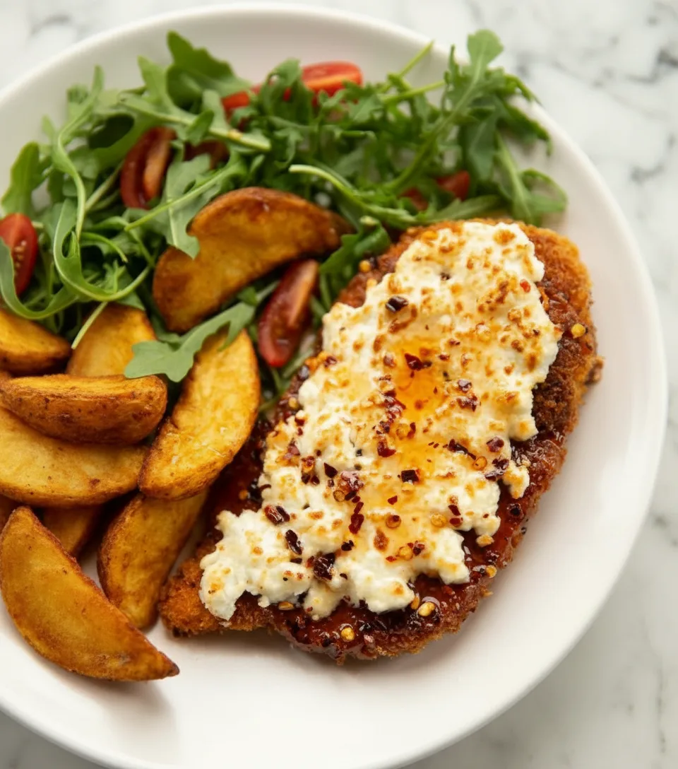 Poulet à la feta et au miel épicé