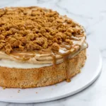 Recette de gâteau au Biscoff avec cœur fondant au beurre de spéculoos