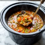 Recette de soupe de légumes à la mijoteuse
