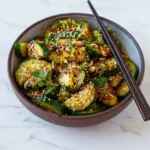 Salade de concombre coréenne