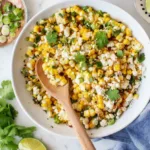Salade de maïs façon street corn mexicain