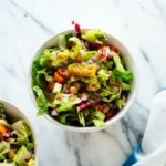 Salade italienne hachée aux légumes frais