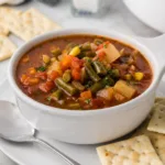 Soupe de légumes consistante