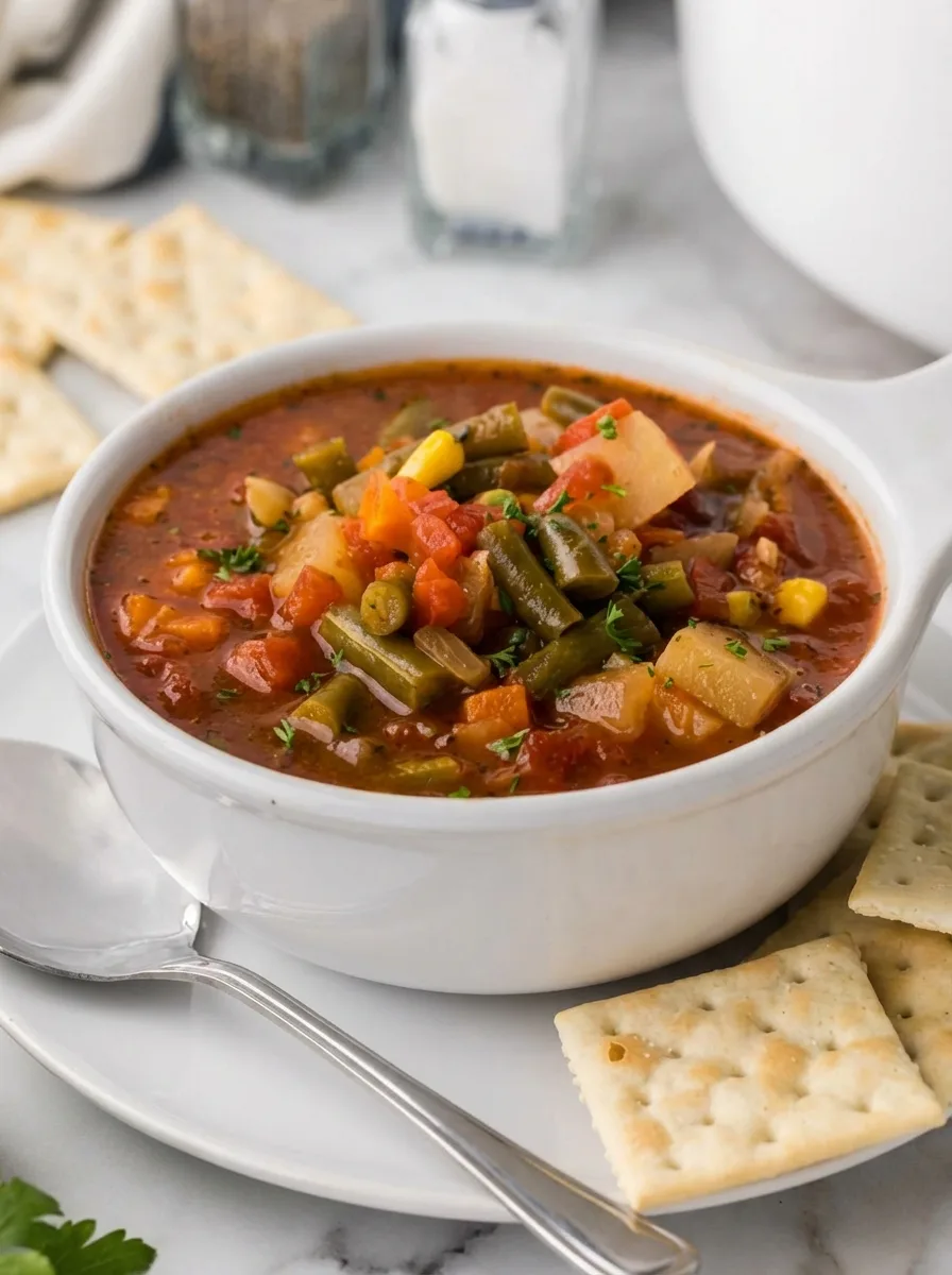 Soupe de légumes consistante