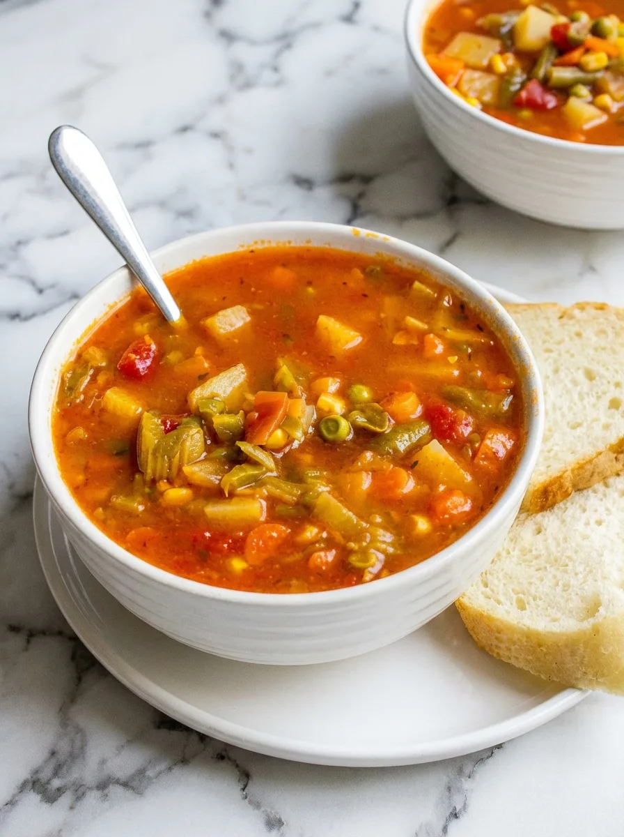 Soupe de légumes maison (recette nourrissante et facile)