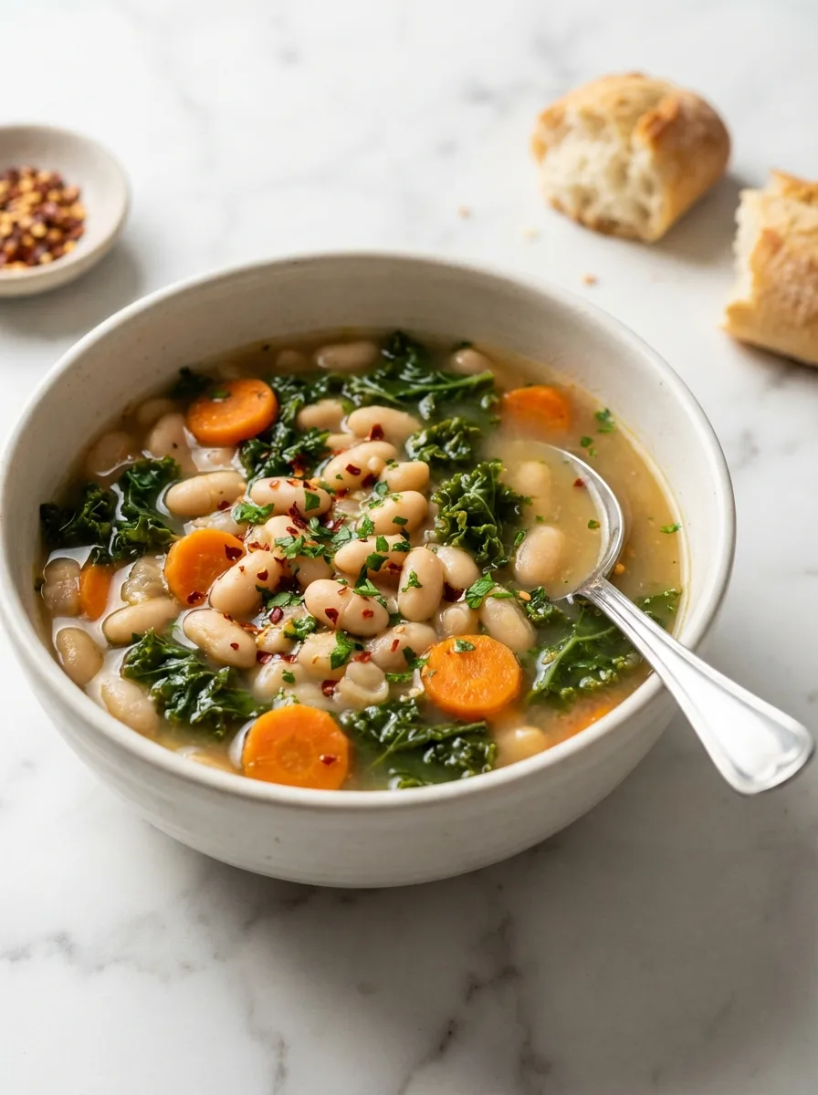 Soupe toscane aux haricots blancs