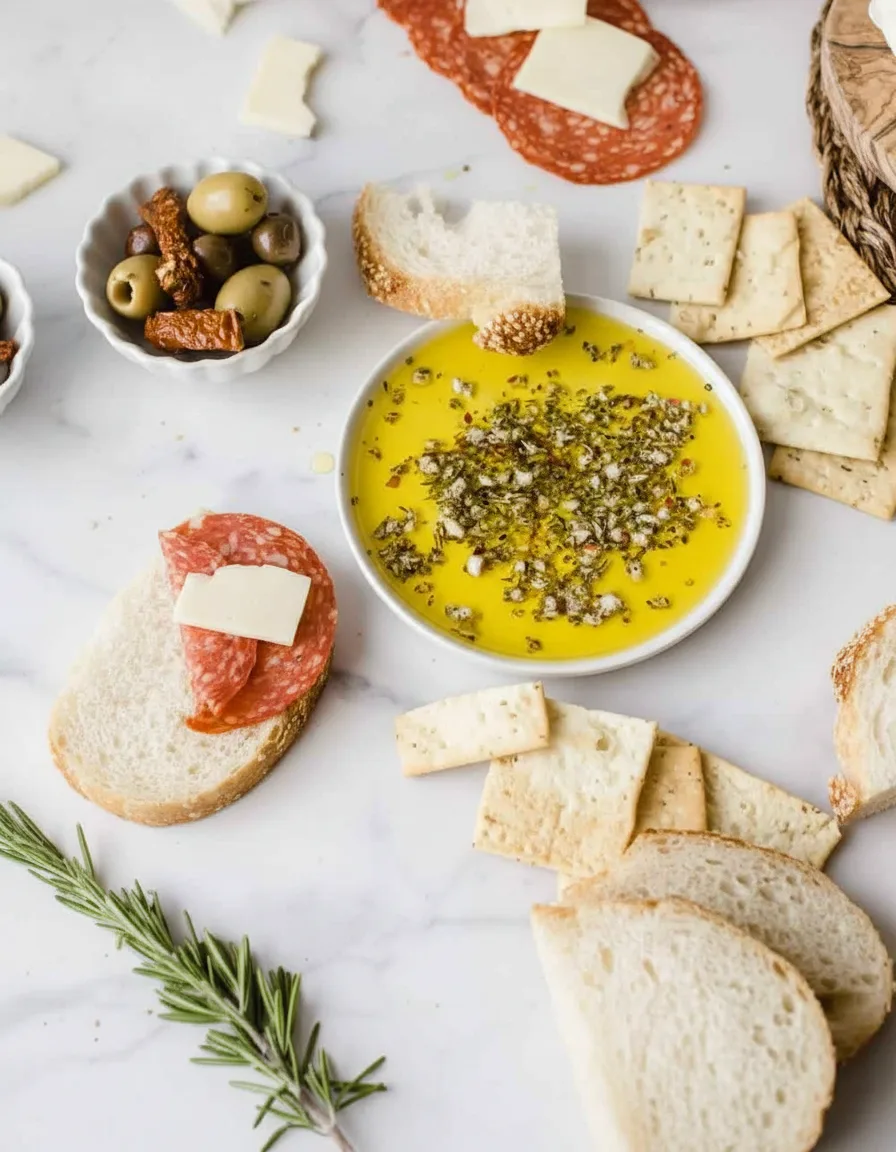 Trempette aux herbes à l’huile d’olive extra vierge
