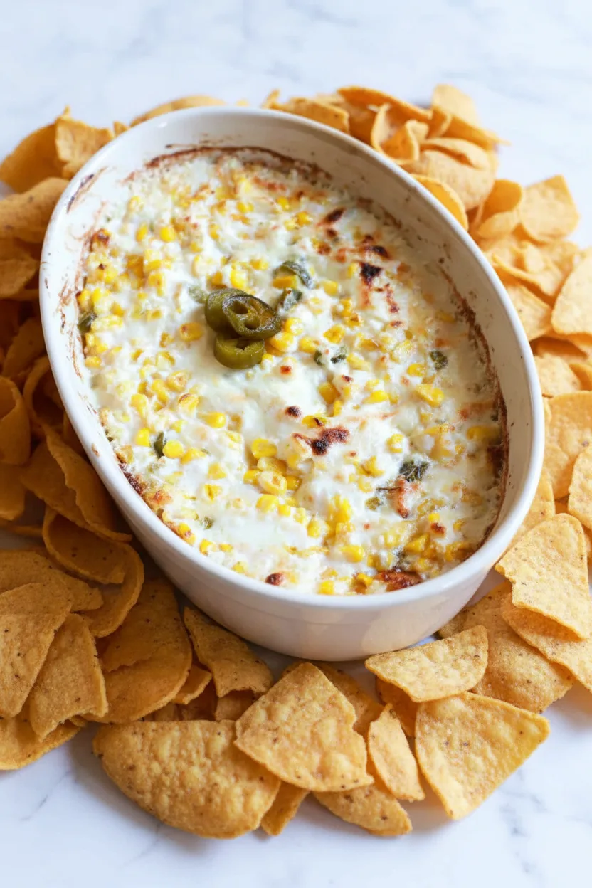 Trempette de maïs épicée au jalapeño