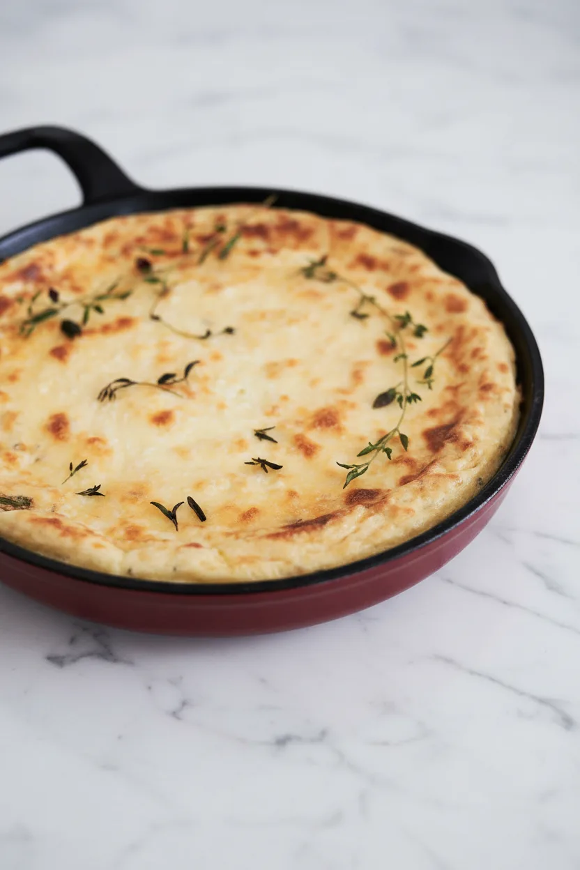 Trempette à la ricotta aux herbes au four