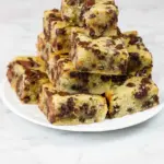 Barres banane aux pépites de chocolat