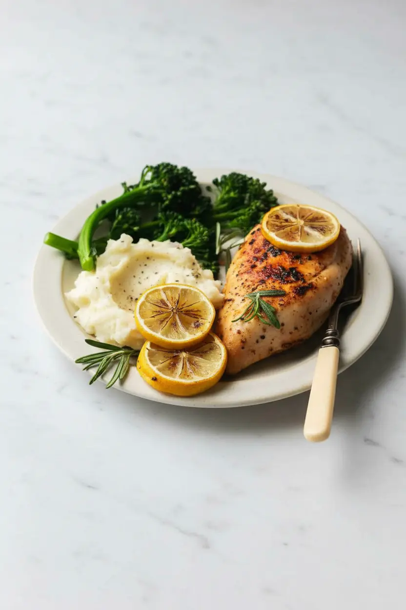 blanc de poulet au citron au four