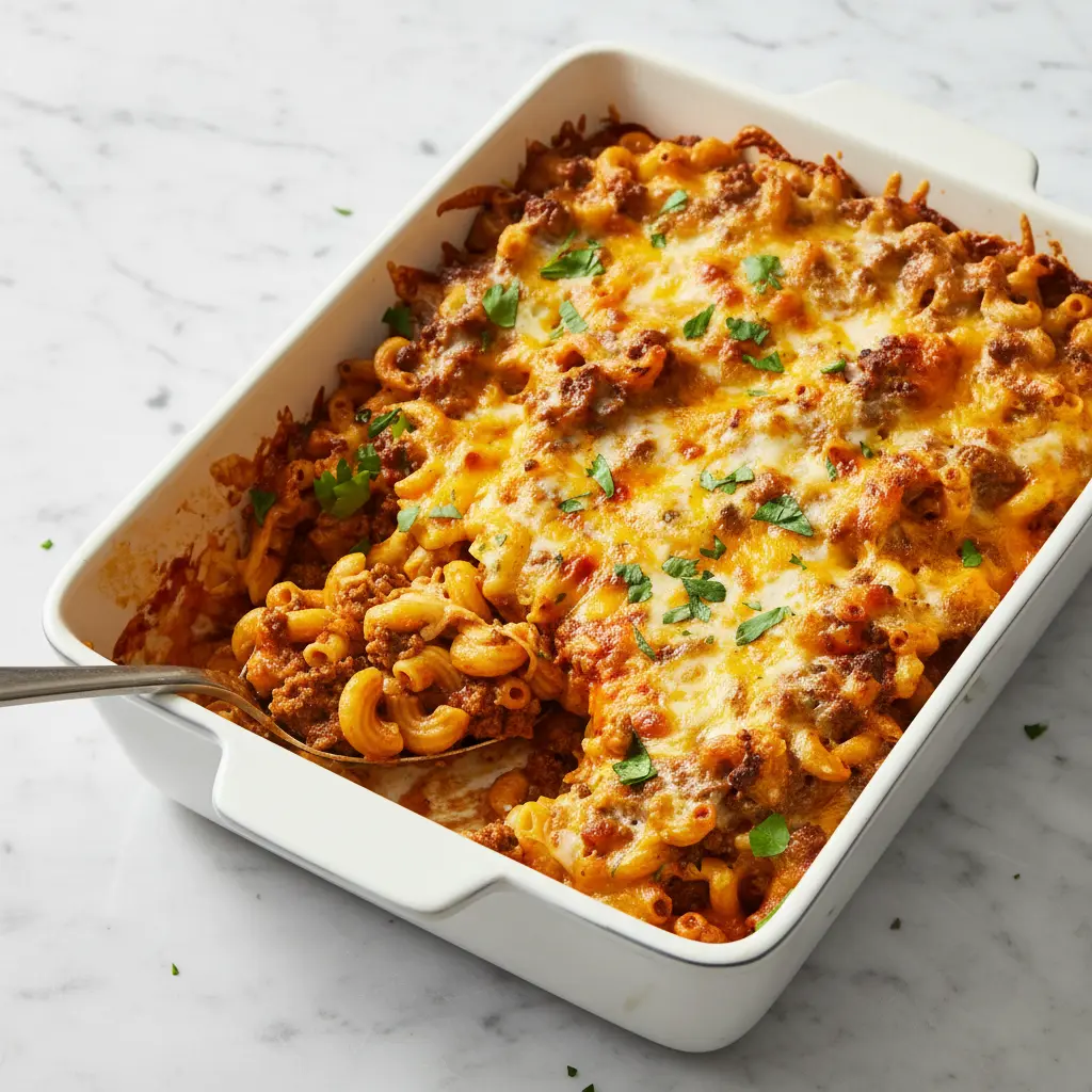 Casserole façon cheeseburger