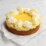 Cheesecake au citron ultra crémeux avec croûte au zeste de citron