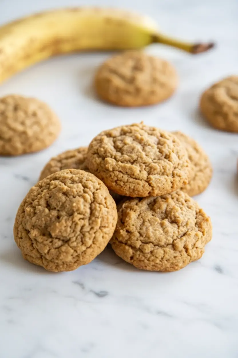 Cookies au beurre de cacahuète et banane