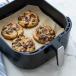 Cookies aux pépites de chocolat à la friteuse à air