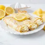 Crêpes au cheesecake au citron