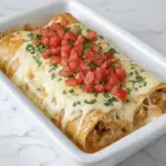 Enchiladas au poulet au queso crémeux