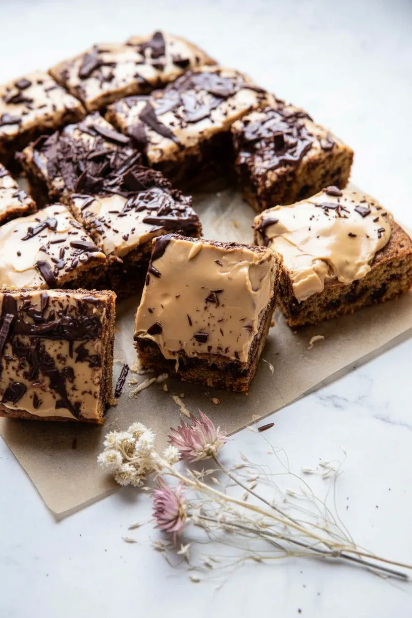 Gâteau au café au yaourt avec double morceaux de chocolat