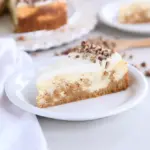 Gâteau marbré cheesecake au gâteau aux carottes
