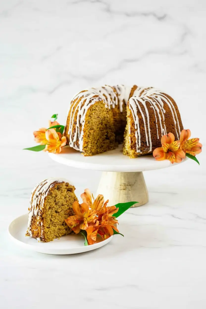 Gâteau quatre-quarts aux carottes avec glaçage au fromage à la crème