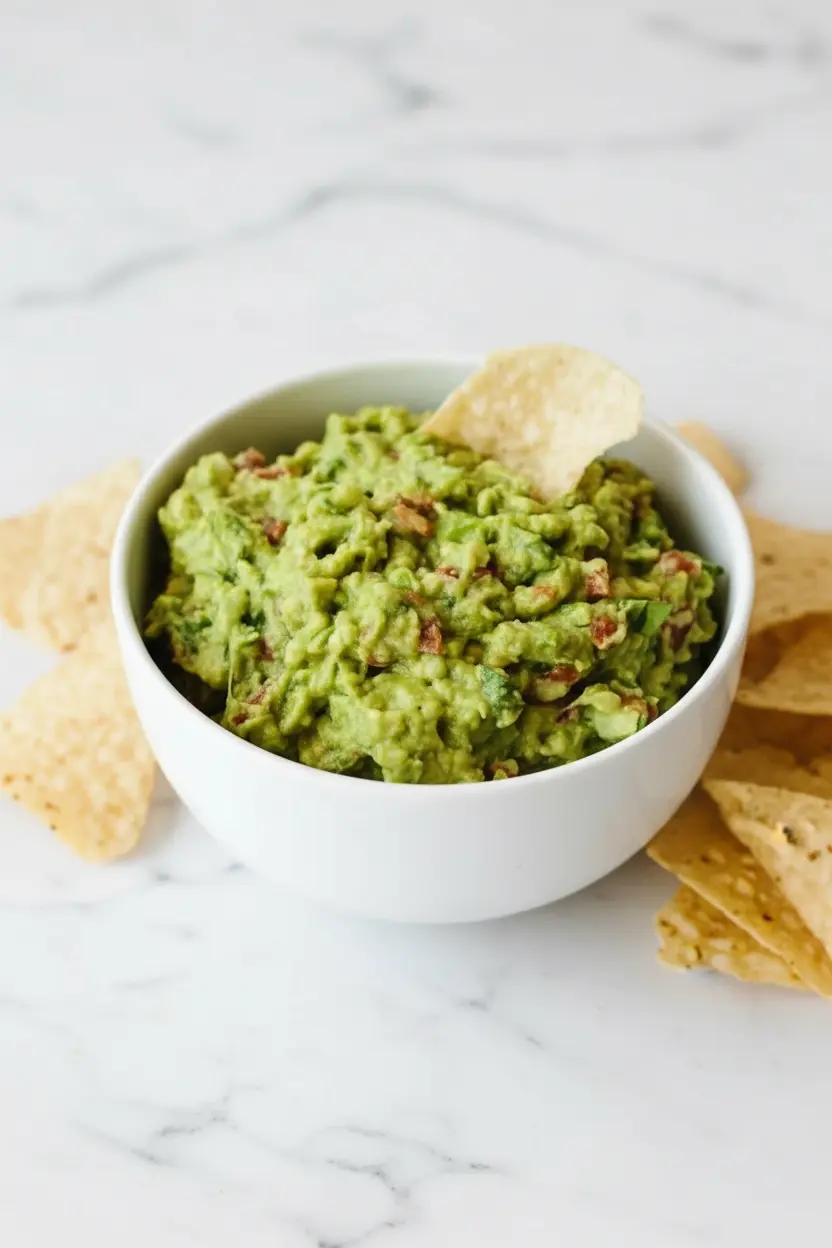 Guacamole à l’ail et au citron vert