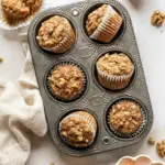 Muffins sains aux carottes et aux flocons d’avoine