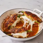 Poulet farci aux asperges et au fromage