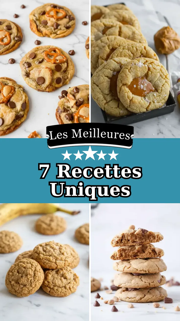 7 recettes de cookies gourmet au beurre de cacahuète uniques