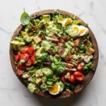 Salade Cobb au poulet avec sauce ranch crémeuse à l’avocat