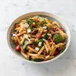 Salade de pâtes au pesto et tomates séchées