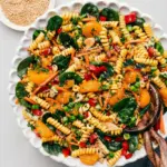 Salade de pâtes au poulet et mandarines