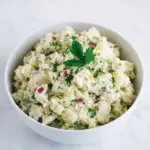 Salade de pommes de terre au yaourt saine