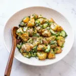 Salade de pommes de terre à l’ail rôti