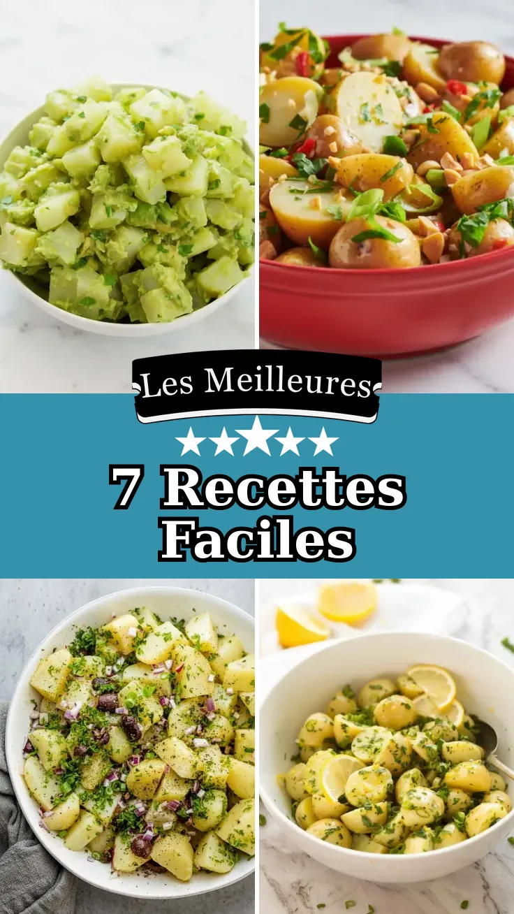 7 salades de pommes de terre faciles et savoureuses