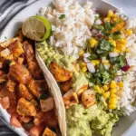 bol burrito au poulet (version saine)